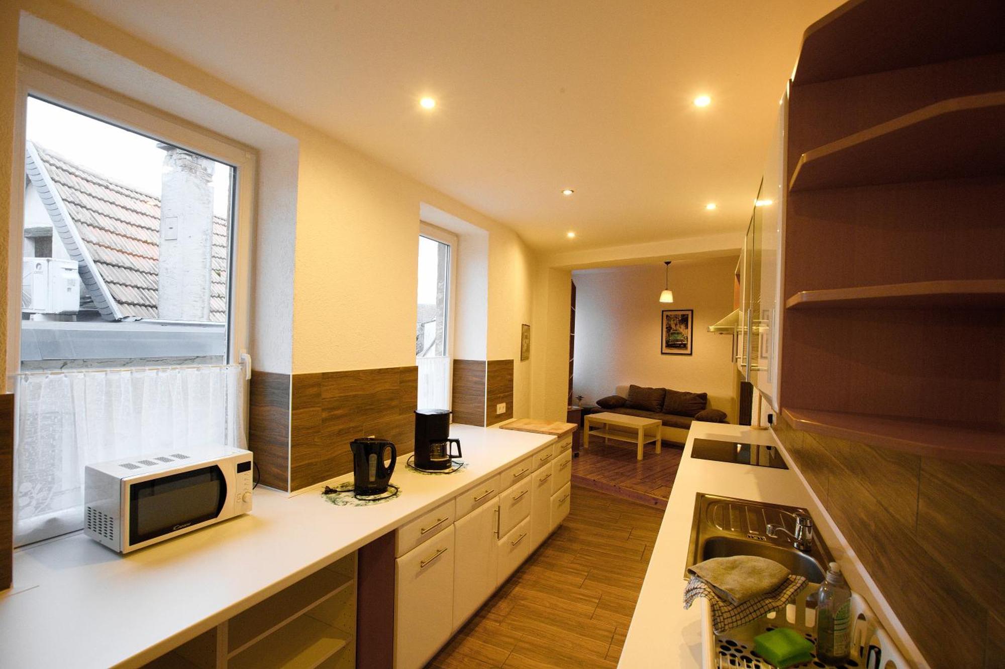 Das Haus Am Bach - Schoene Grosse Moderne Wohnung Mit Terrasse Osthofen Eksteriør billede